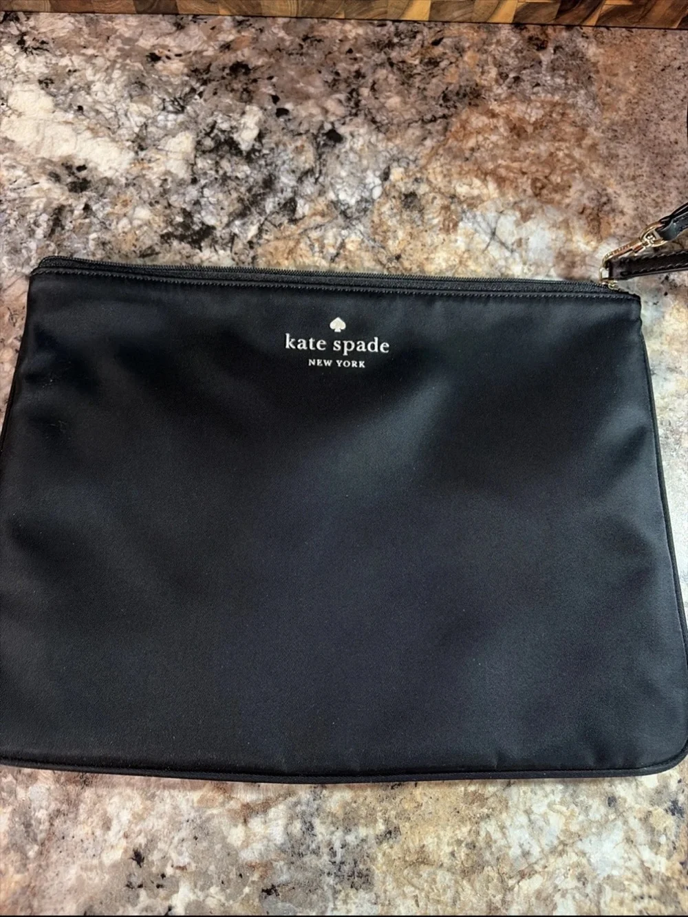 kate spade Black Nylon Duffel Tote with Removable Pouch